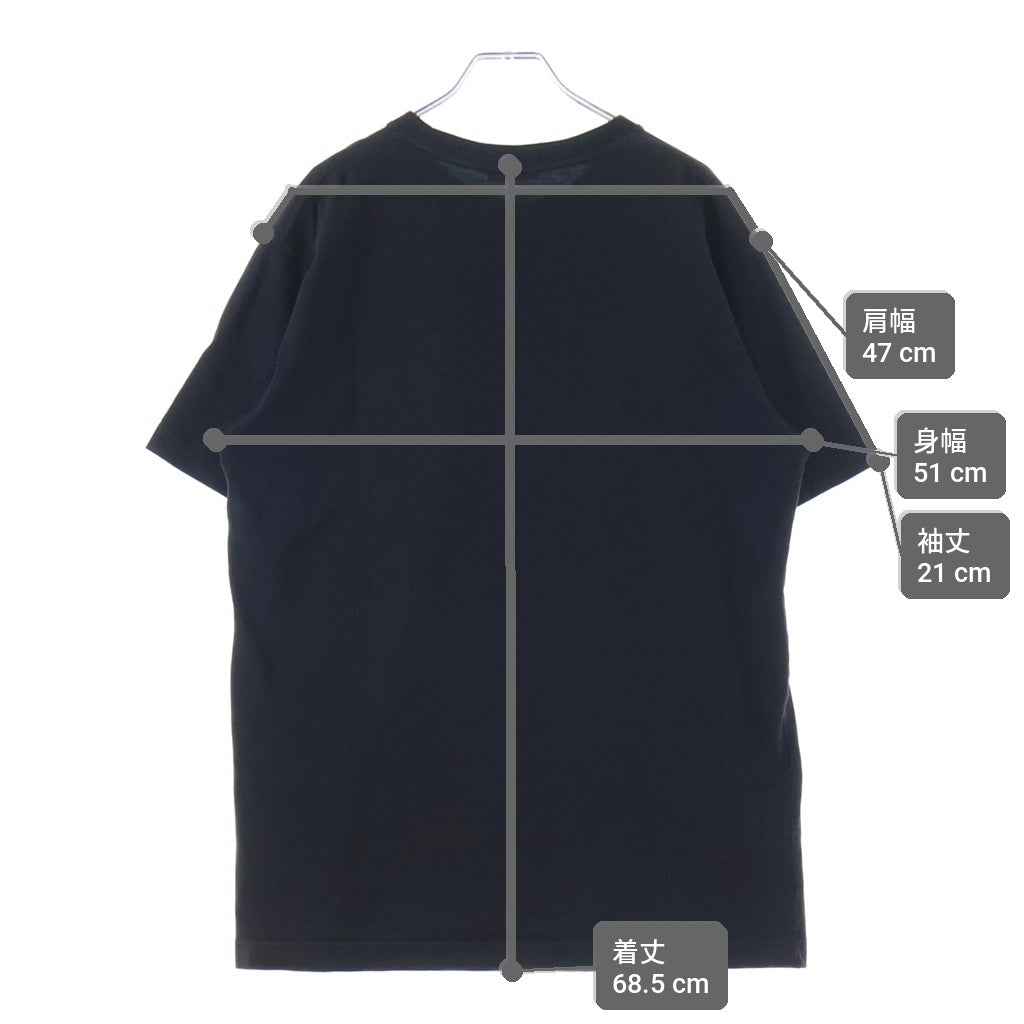 DIOR(ディオール) CD ICON アイコン ロゴエンブロイダリー クルーネック半袖Tシャツ カットソー ブラック 943J605A0554