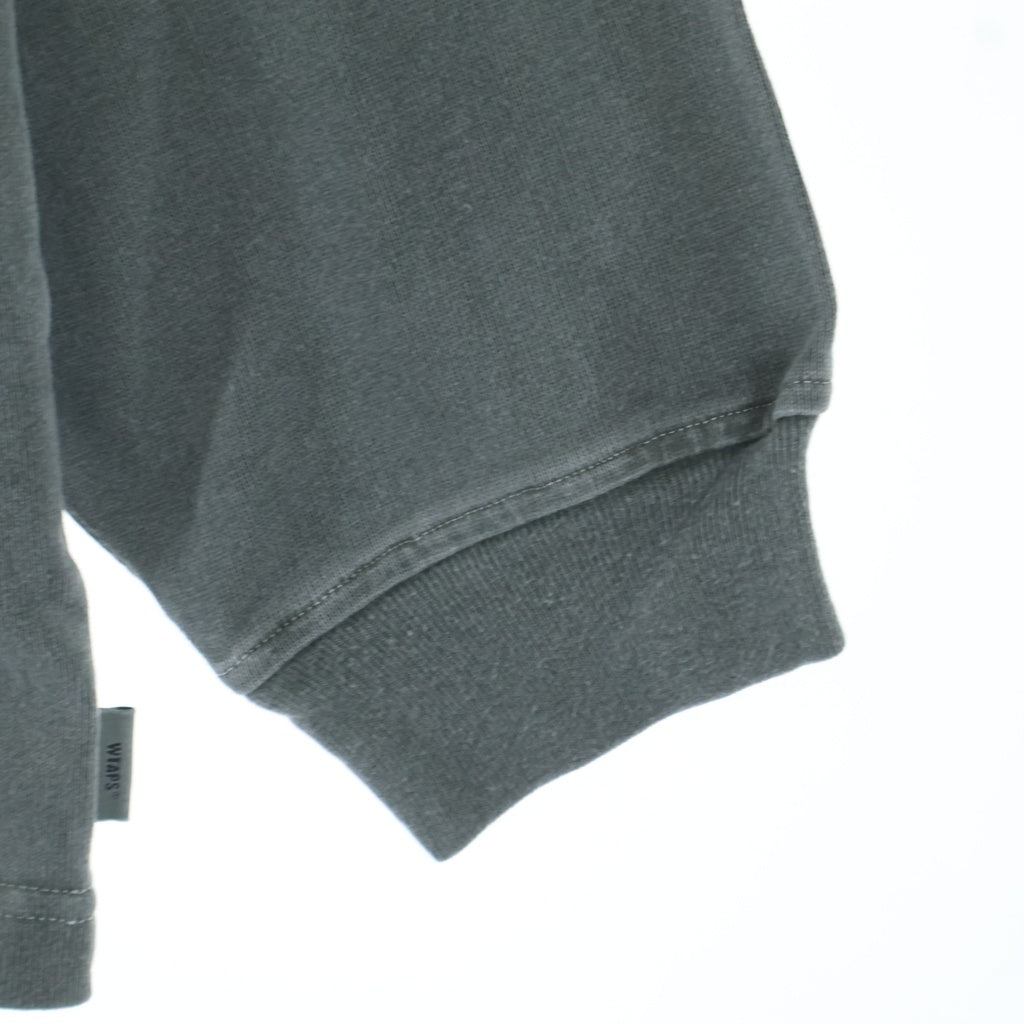 WTAPS(ダブルタップス) 25AW SIGN-OD LS COTTON サイン コットン クルーネック長袖Tシャツ カットソー カーキ 252ATDT-CSM09