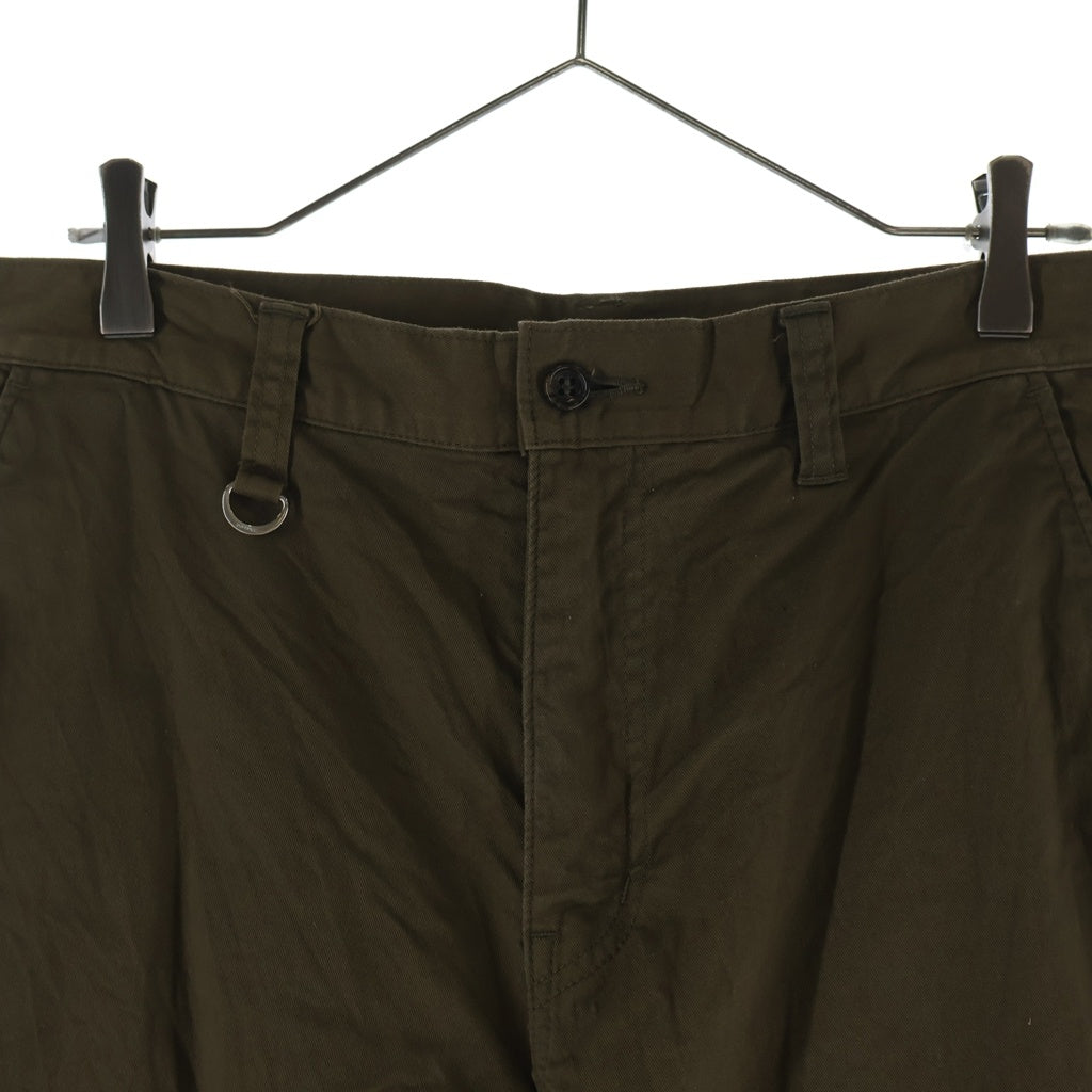 SOPHNET.(ソフネット) 25AW COTTON STRETCH TWILL TAPERED CROPPED PANTS コットン ストレッチ ツイル クロップド テーパードパンツ カーキ SPNT-252059