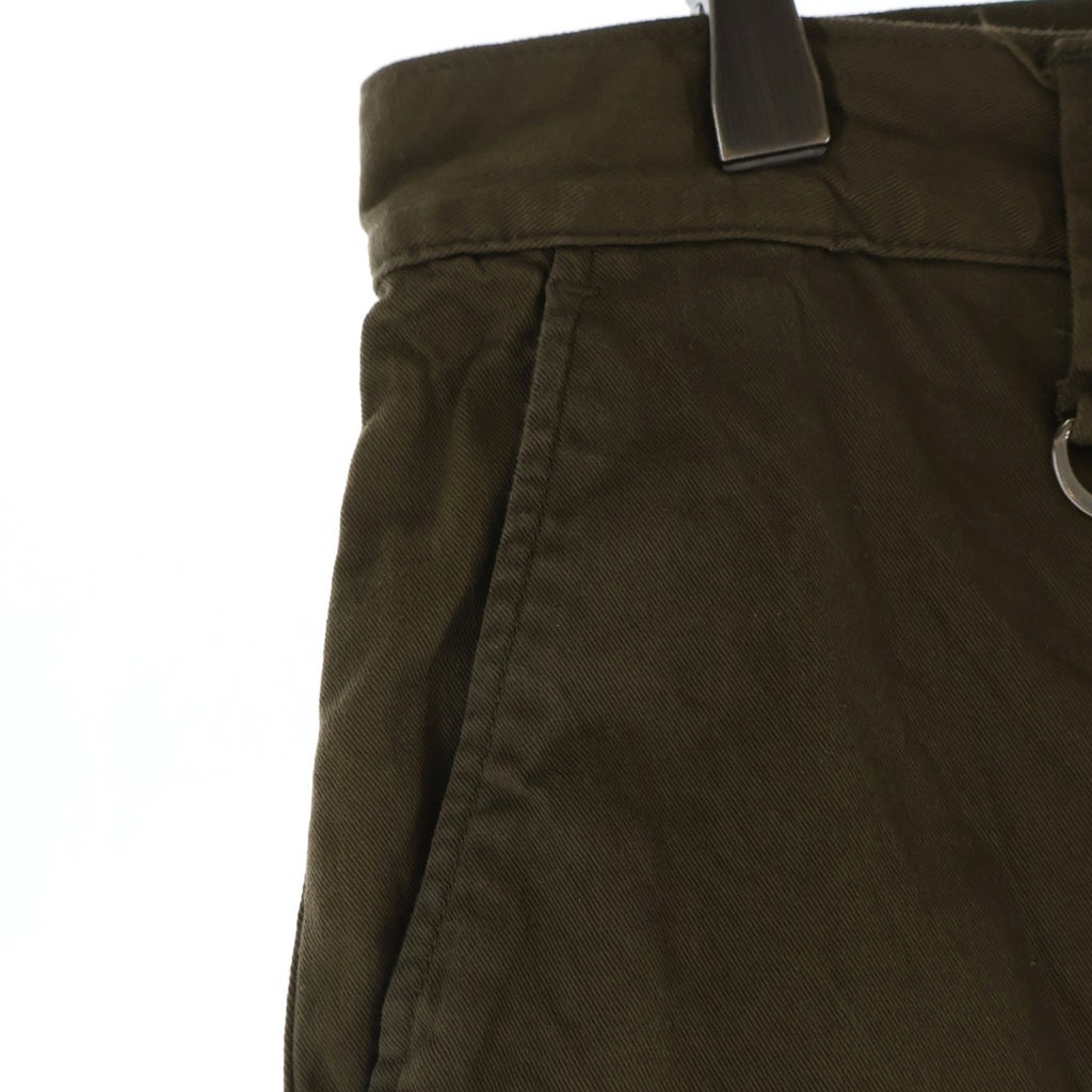SOPHNET.(ソフネット) 25AW COTTON STRETCH TWILL TAPERED CROPPED PANTS コットン ストレッチ ツイル クロップド テーパードパンツ カーキ SPNT-252059