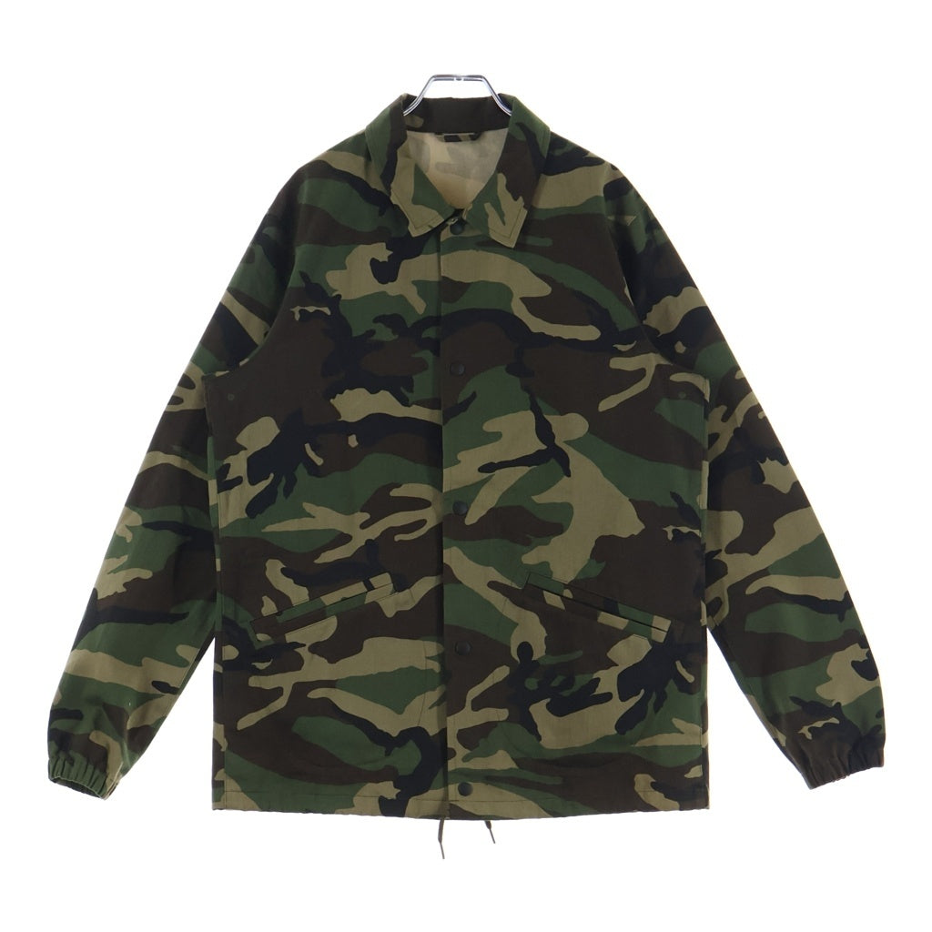 SOPHNET.(ソフネット) 16AW COACH BLOUSON アーチロゴ カモフラ ブルゾン コーチジャケット カーキ SOPH-167043