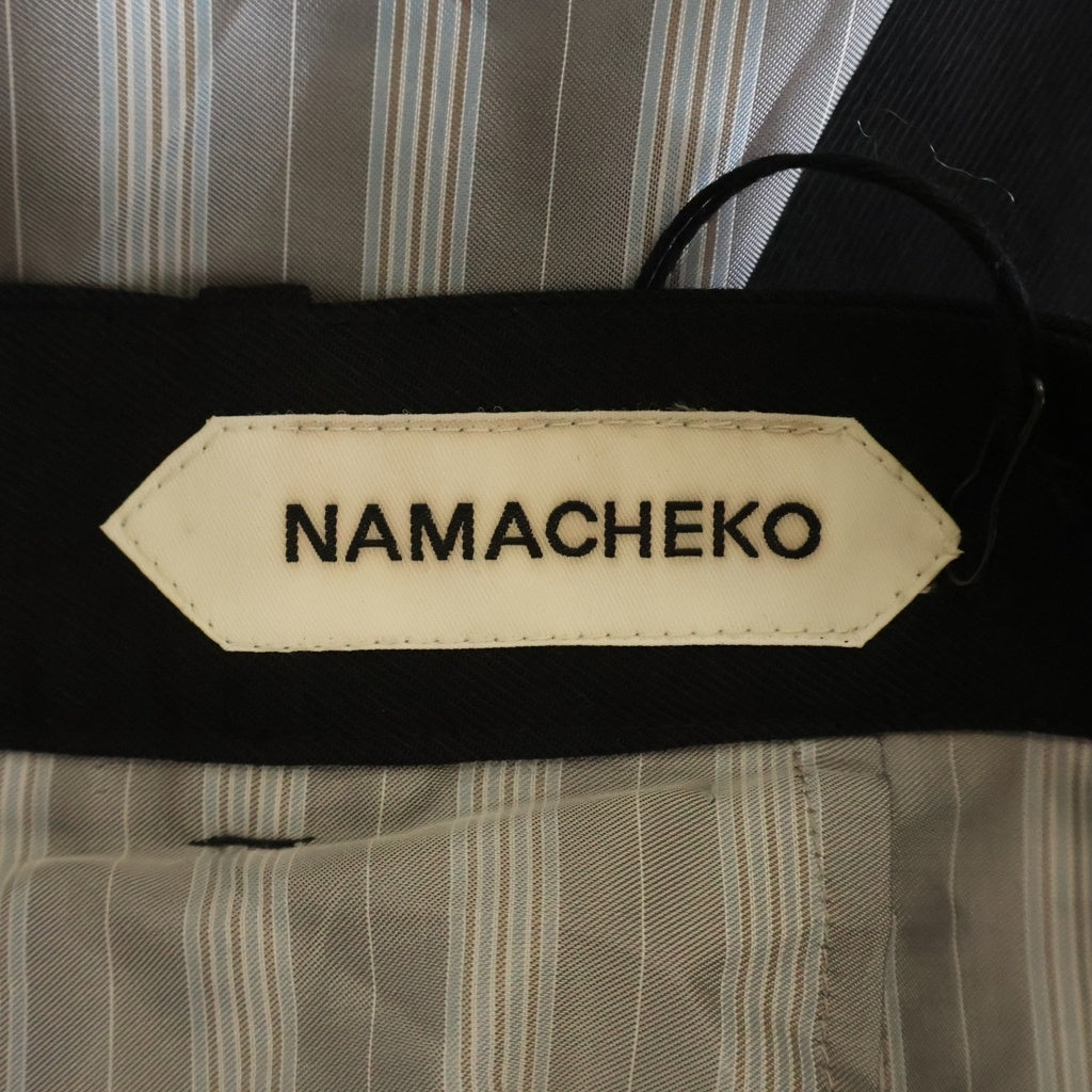 NAMACHEKO(ナマチェコ) 24SS TIDAN ティダン レイヤード ショートパンツ ブラック NS24-507-N2038