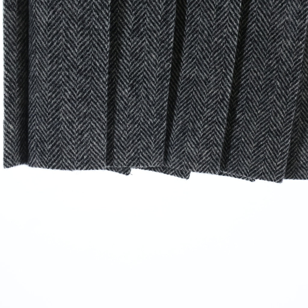 th products(ティーエイチ プロダクツ) Layer Wrap Skirt ウール レイヤー ラップスカート グレー 2302-ACC13-M201 レディース