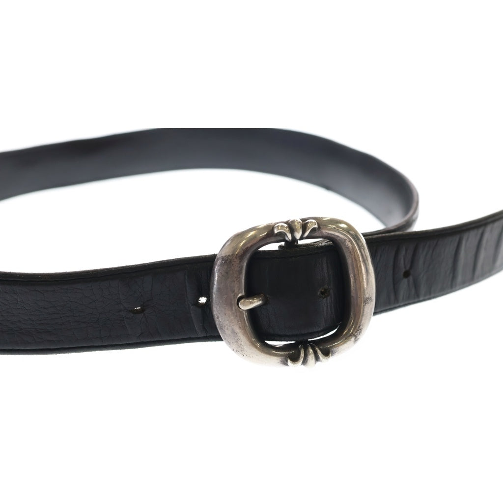 CHROME HEARTS(クロムハーツ) BLT GUNSLINGER1.5 ガンスリンガーバックル レザーベルト ブラック/シルバー