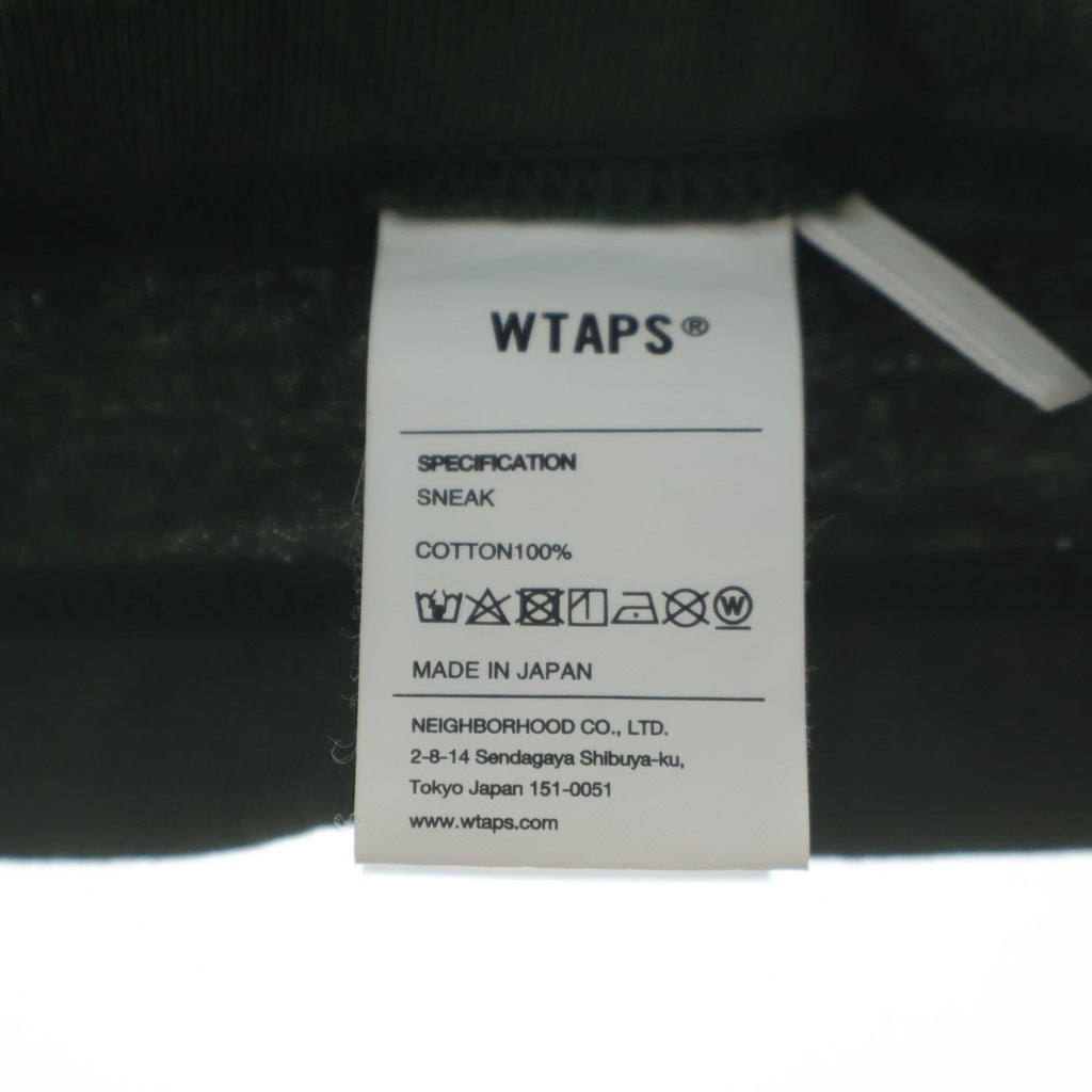 WTAPS(ダブルタップス) 25SS TSSC SS TEE コットン プリント クルーネック 半袖Tシャツ カットソー グリーン 251ATDT-STM04S