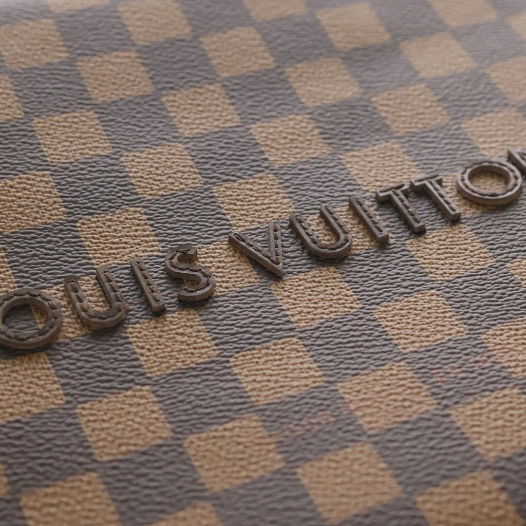 LOUIS VUITTON(ルイヴィトン) ×NIGO ニゴ ダミエ ショッパートート MINI 2WAY ハンドショルダーバッグ ブラウン N40810 RFID レディース