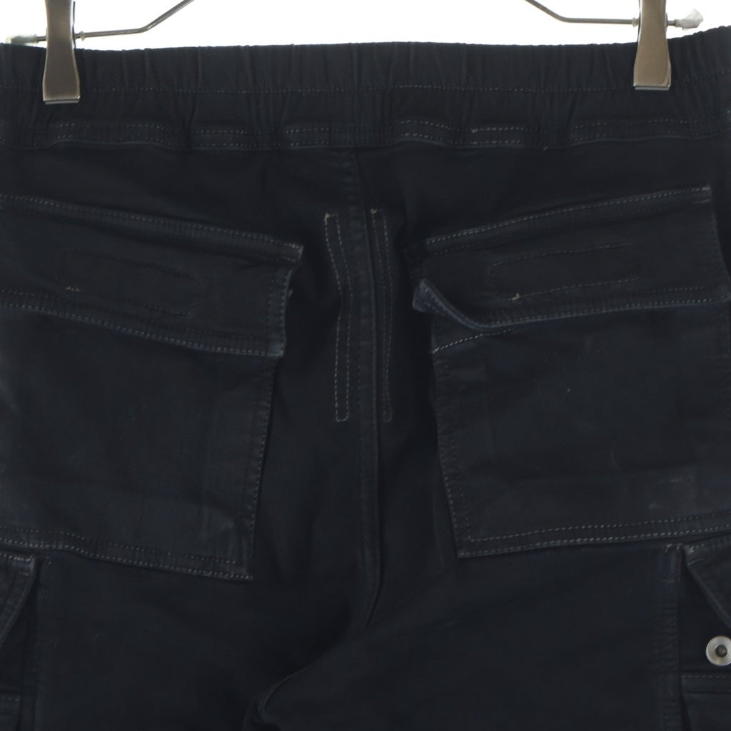 Rick Owens DRKSHDW(リックオウエンス ダークシャドウ) Mastodon Cargo Joggers マストドン カーゴ ジョガーパンツ ブラック DU01C6386-SBB