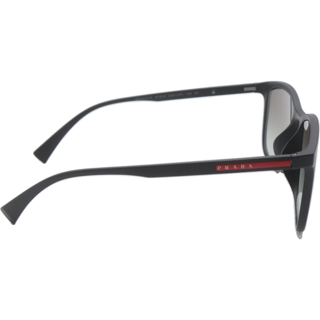 PRADA(プラダ) Linea Rossa リネアロッサ ウェリントンフレーム サングラス アイウェア 眼鏡 ブラック SPS01T-F