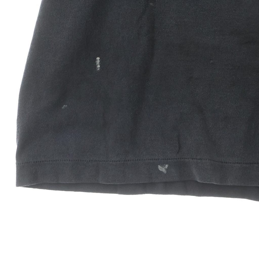 SAINT MICHAEL(セントマイケル) 25AW HP_SS TEE ヴィンテージ加工 ハリーポッター プリントロゴ クルーネック 半袖Tシャツ カットソー ブラック SM-HR1-0000-C45