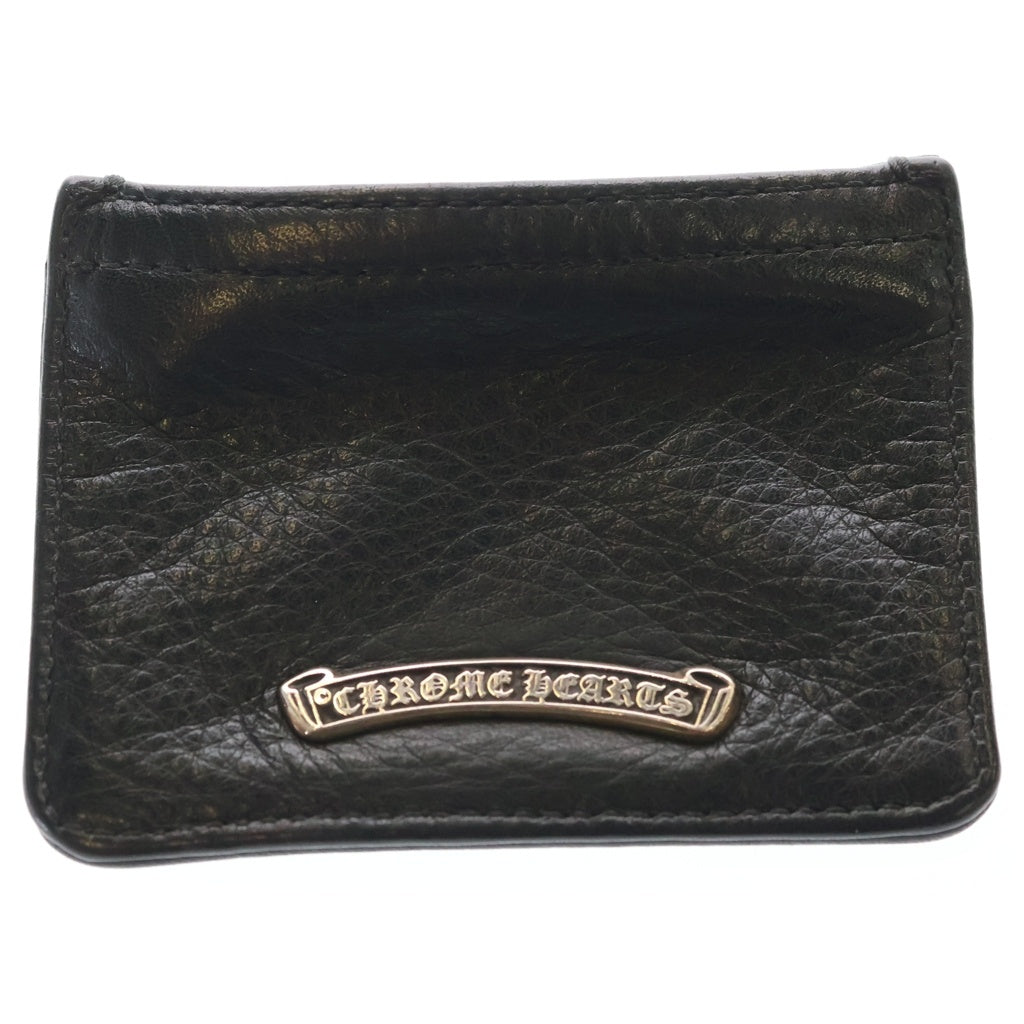 CHROME HEARTS(クロムハーツ) ZPR CHNG PURSE チェンジパース ダガージップ レザーコインケース ブラック