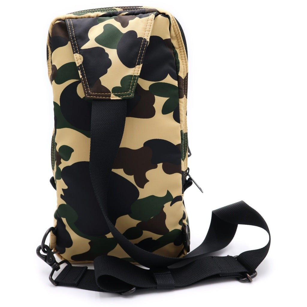 PORTER(ポーター) ×A BATHING APE 1ST CAMO ONE SHOULDER BAG ファーストカモワン ショルダーバッグ イエロー/グリーン 001GDD831904X