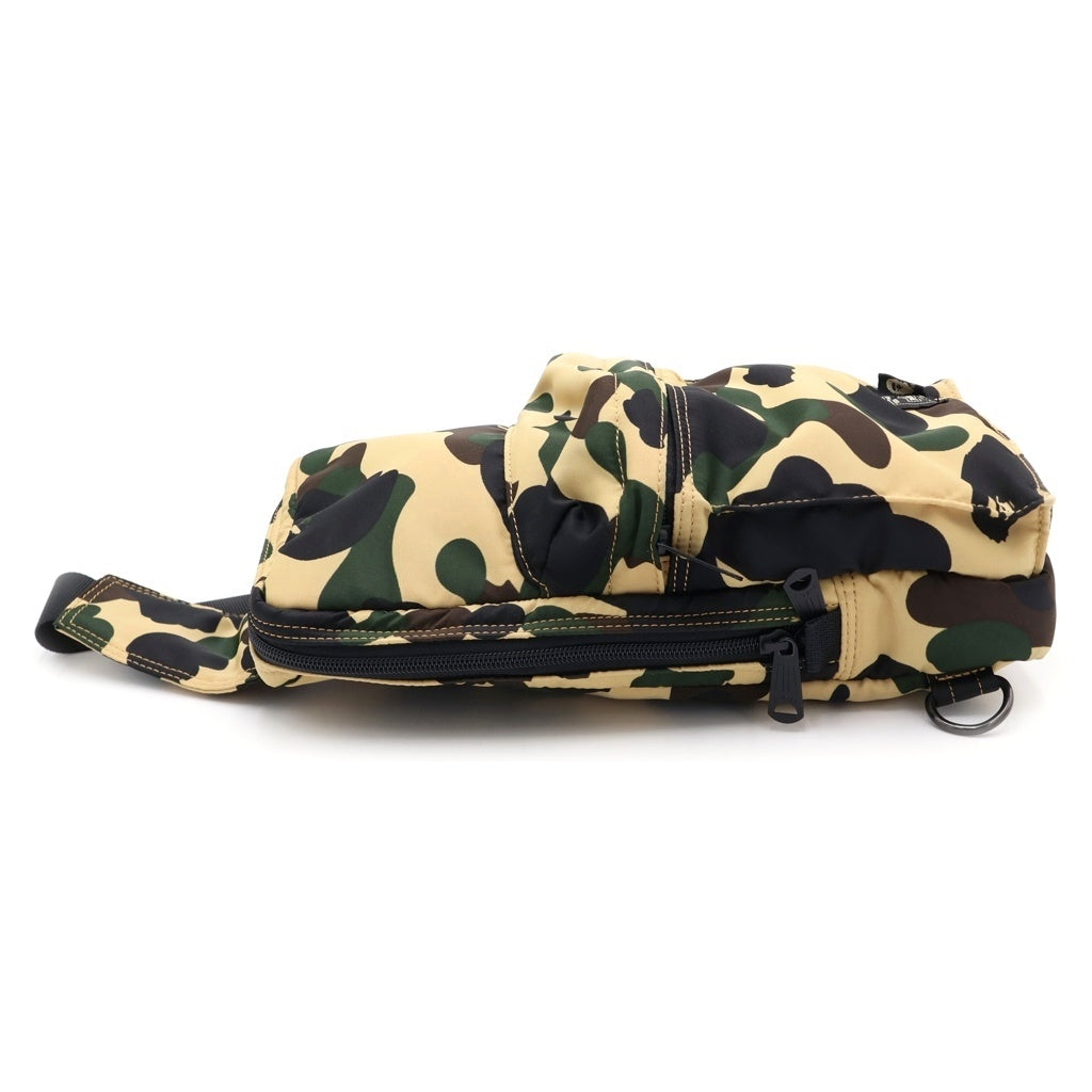 PORTER(ポーター) ×A BATHING APE 1ST CAMO ONE SHOULDER BAG ファーストカモワン ショルダーバッグ イエロー/グリーン 001GDD831904X