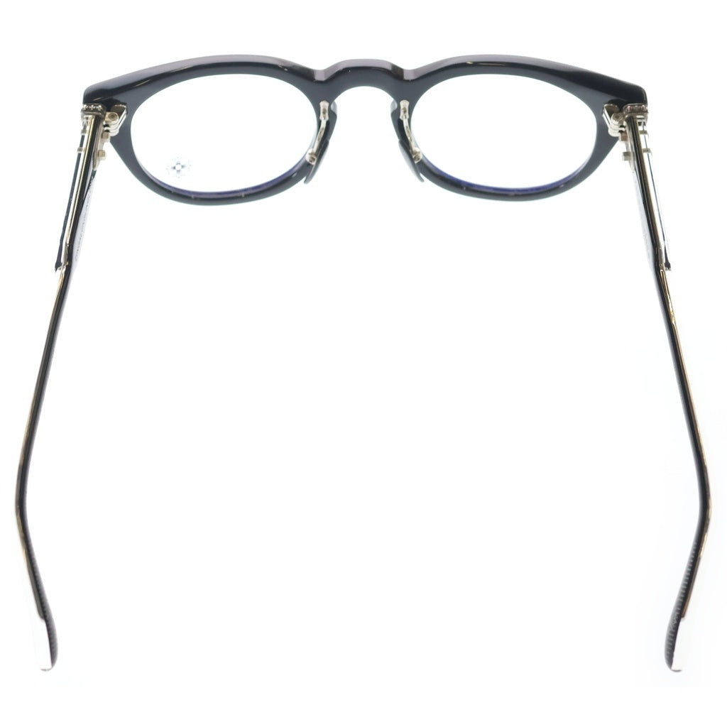 CHROME HEARTS(クロムハーツ) DINGALONGLINGLONG クロステンプル ボストンフレーム サングラス アイウェア 眼鏡 ブラック