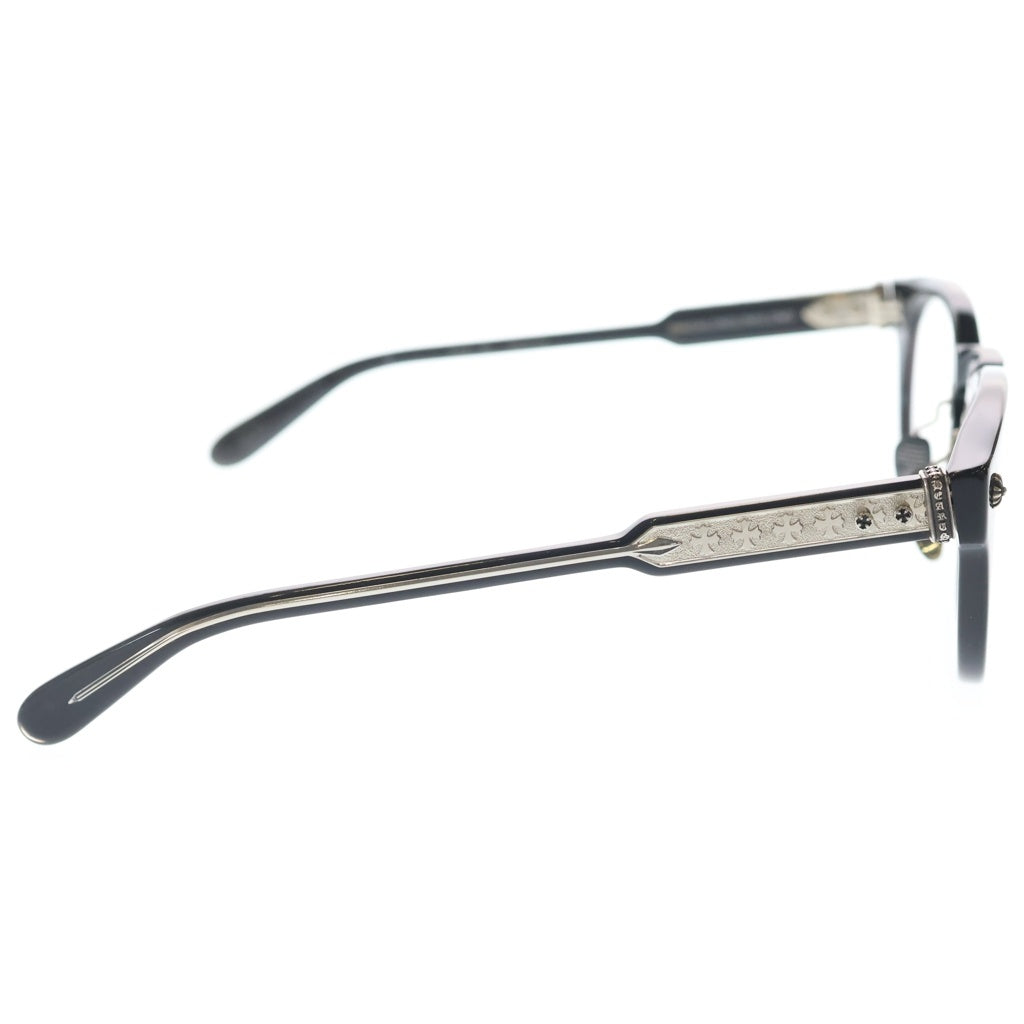 CHROME HEARTS(クロムハーツ) DINGALONGLINGLONG クロステンプル ボストンフレーム サングラス アイウェア 眼鏡 ブラック
