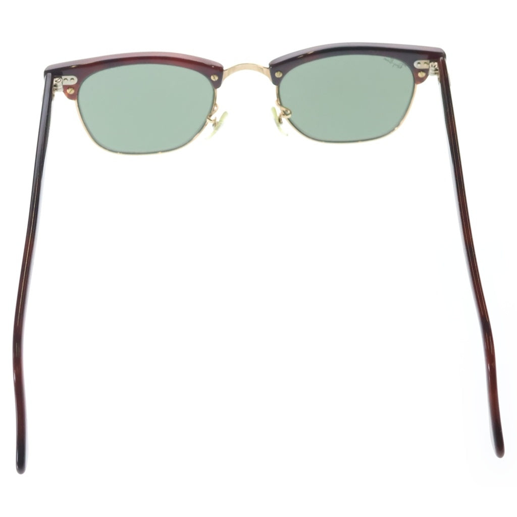 Ray Ban(レイバン) 90s VINTAGE ヴィンテージ USA製 BL刻印 CLUBMASTER クラブマスター ブロウサングラス 金具ゴールド 眼鏡 ブラウン WO366