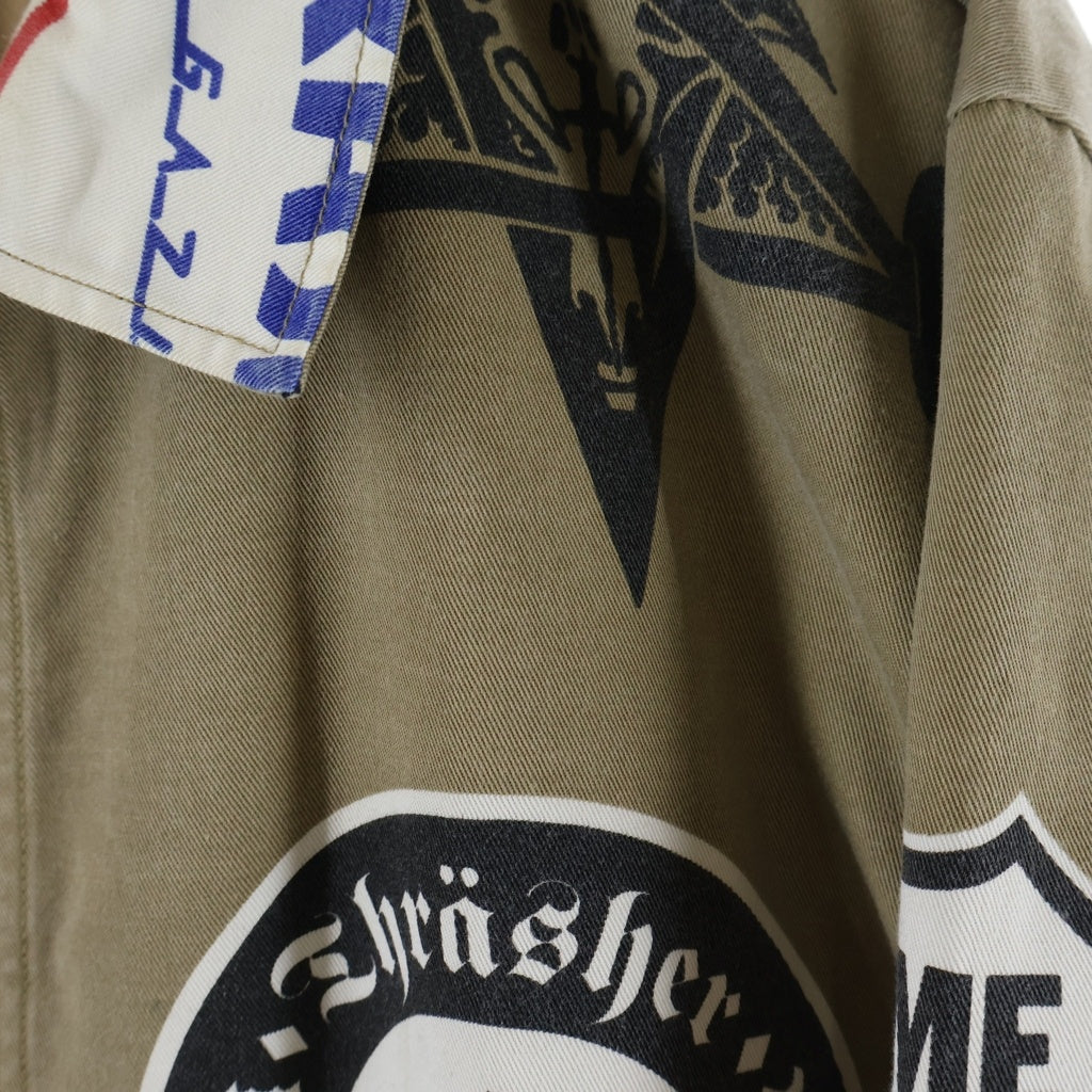 SUPREME(シュプリーム) 15SS ×Thrasher Work Jacket スラッシャー マルチプリント ワークジャケット スウィングトップ ベージュ
