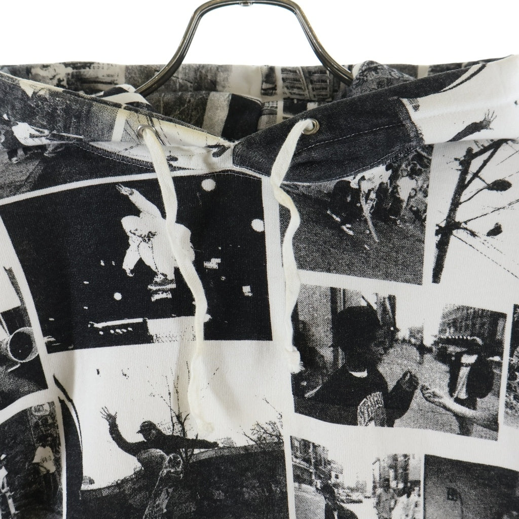 SUPREME(シュプリーム) 06AW ×Ari Marcopoulos Photo Hoodie アリ マルコポロス フォトプリント プルオーバースウェットパーカー フーディー ブラック/ホワイト