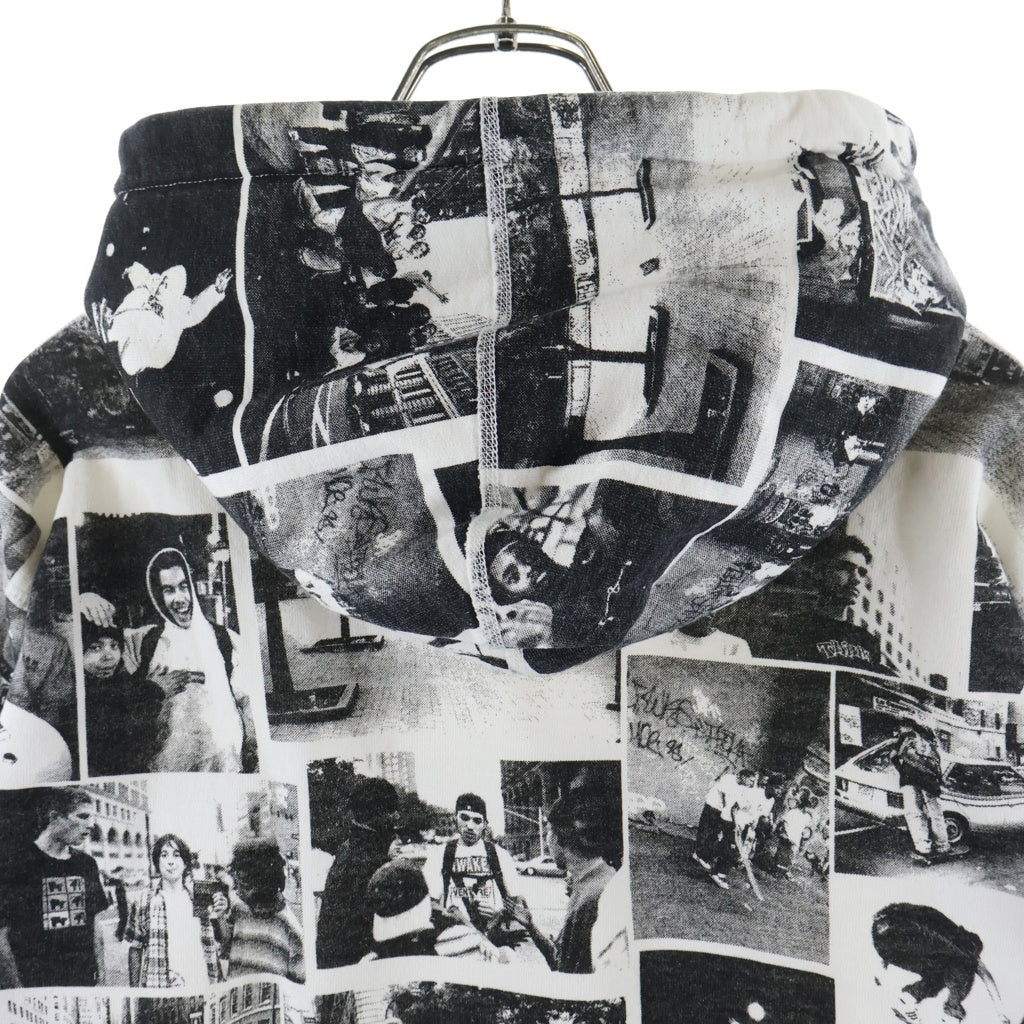 SUPREME(シュプリーム) 06AW ×Ari Marcopoulos Photo Hoodie アリ マルコポロス フォトプリント プルオーバースウェットパーカー フーディー ブラック/ホワイト