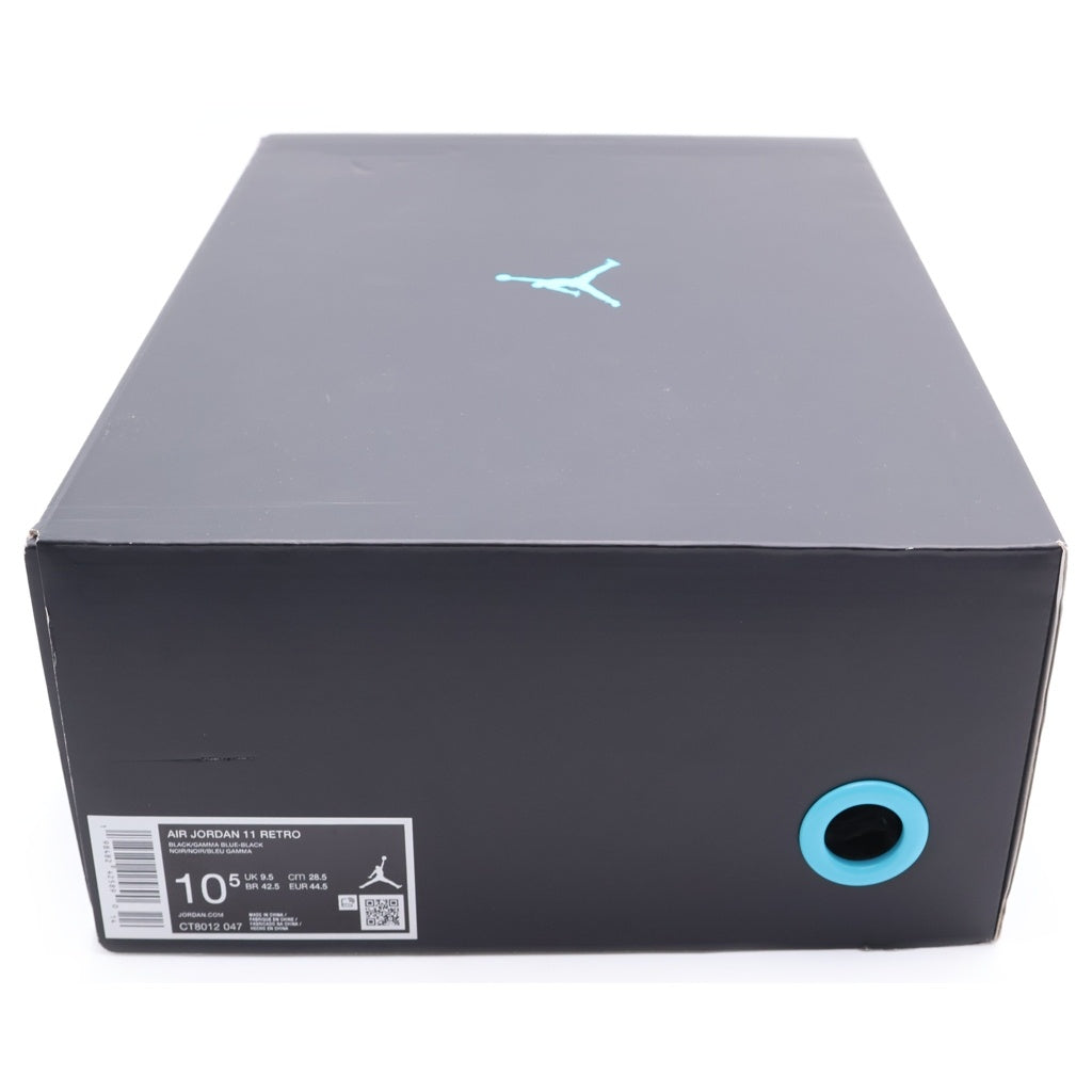 NIKE(ナイキ) AIR JORDAN 11 RETRO GAMMA エアジョーダン11 レトロ ガンマ ローカット スニーカー ブラック/ブルー US10.5/28.5cm CT8012-047