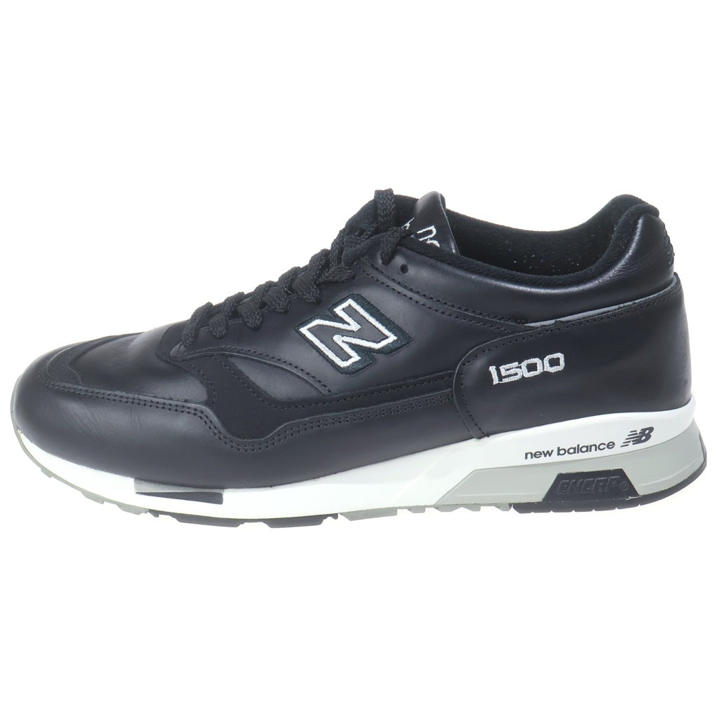 New Balance(ニューバランス) レースアップ ローカットレザースニーカー シューズ ブラック US10/28cm M1500BK