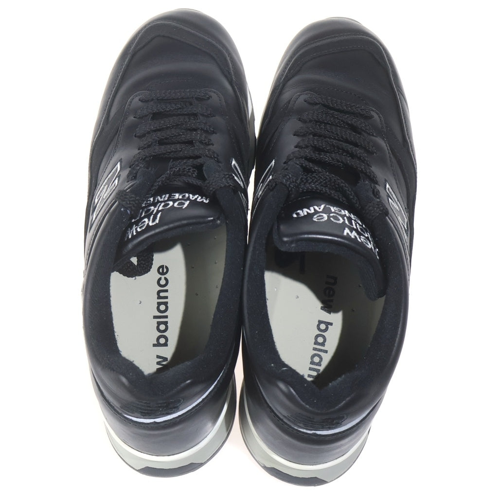 New Balance(ニューバランス) レースアップ ローカットレザースニーカー シューズ ブラック US10/28cm M1500BK