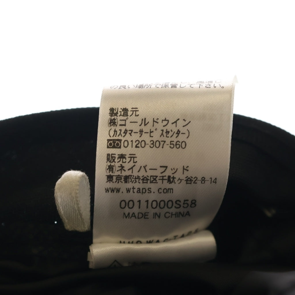 WTAPS(ダブルタップス) ×HELLY HANSEN T-5 01 CAP ヘリーハンセン ナイロン 5パネルキャップ 帽子 ブラック HCV92001W