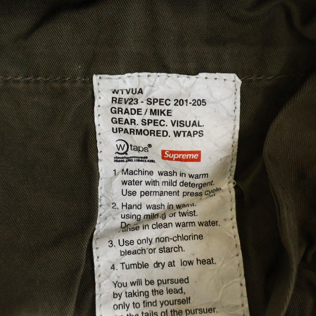 WTAPS(ダブルタップス) 07SS ×SUPREME JUNGLE STOCK BDU PANTS シュプリーム ジャングルストック バトルドレスユニフォーム カモ柄 カーゴパンツ カーキ TSSP-PT-M01