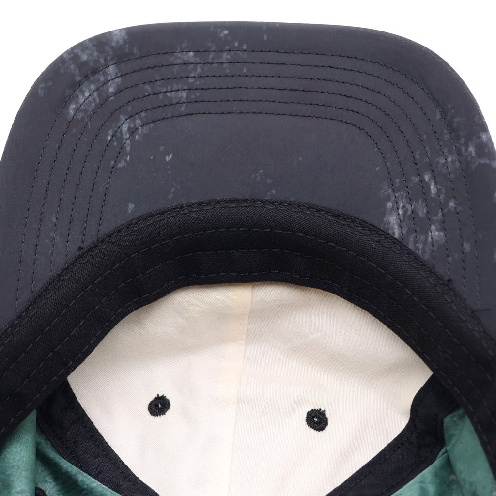 SUPREME(シュプリーム) 20AW ×STONE ISLAND ISLAND PAINTED CAMO NYLON 6-PANEL ペインティッドカモ ナイロン6パネルキャップ 帽子 ブラック