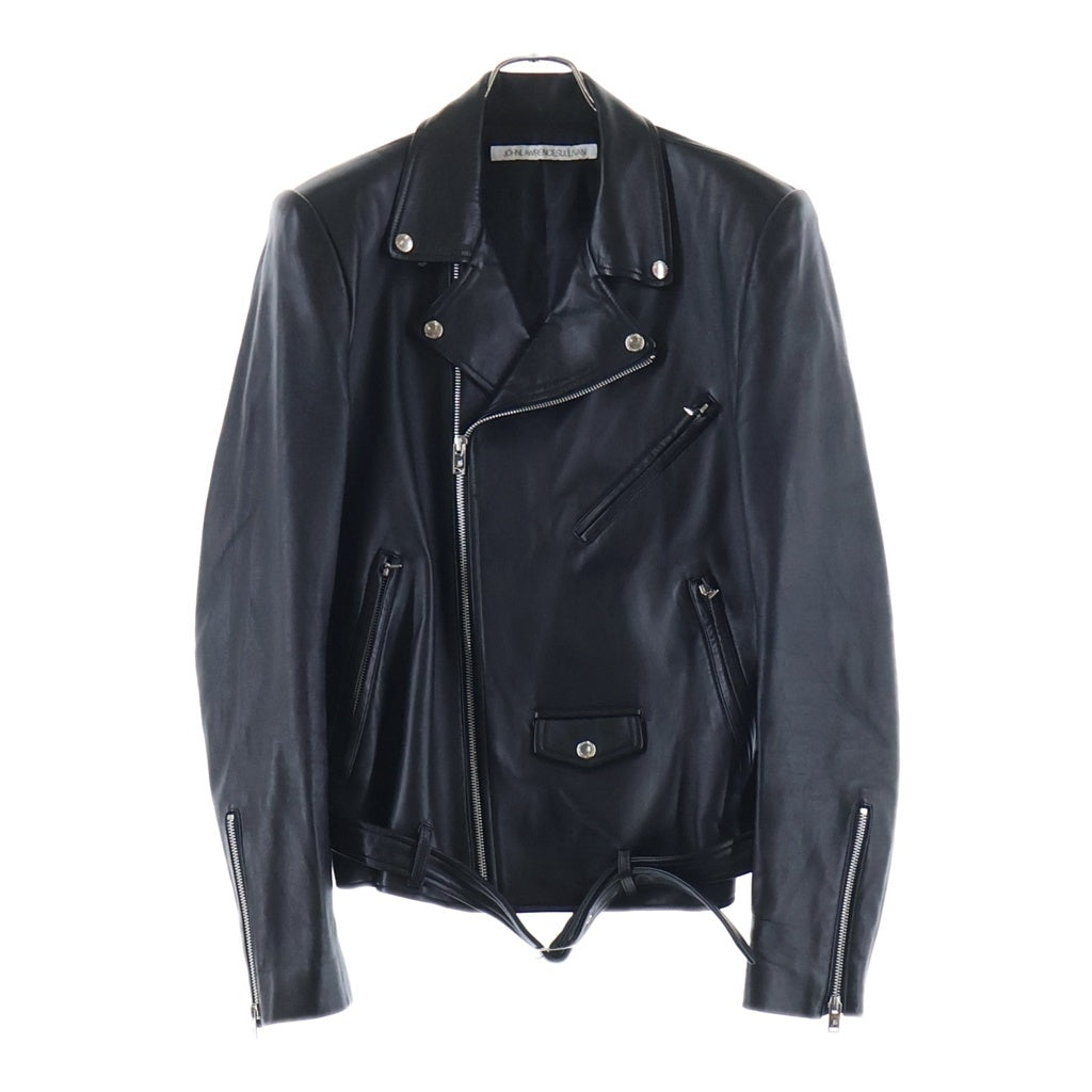 JOHN LAWRENCE SULLIVAN(ジョンローレンスサリバン) 20SS TAILORED LAMBSKIN RIDERS JACKET ラムスキン テーラード レザーライダースジャケット ブラック JLS-04-01
