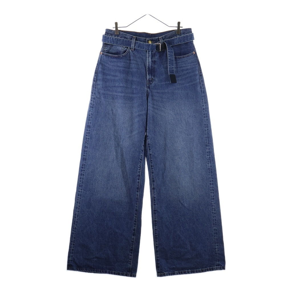 Sacai(サカイ) 25SS ×Levi's Denim Pants リーバイス ベルテッド バギーデニムパンツ インディゴ 25-0962S