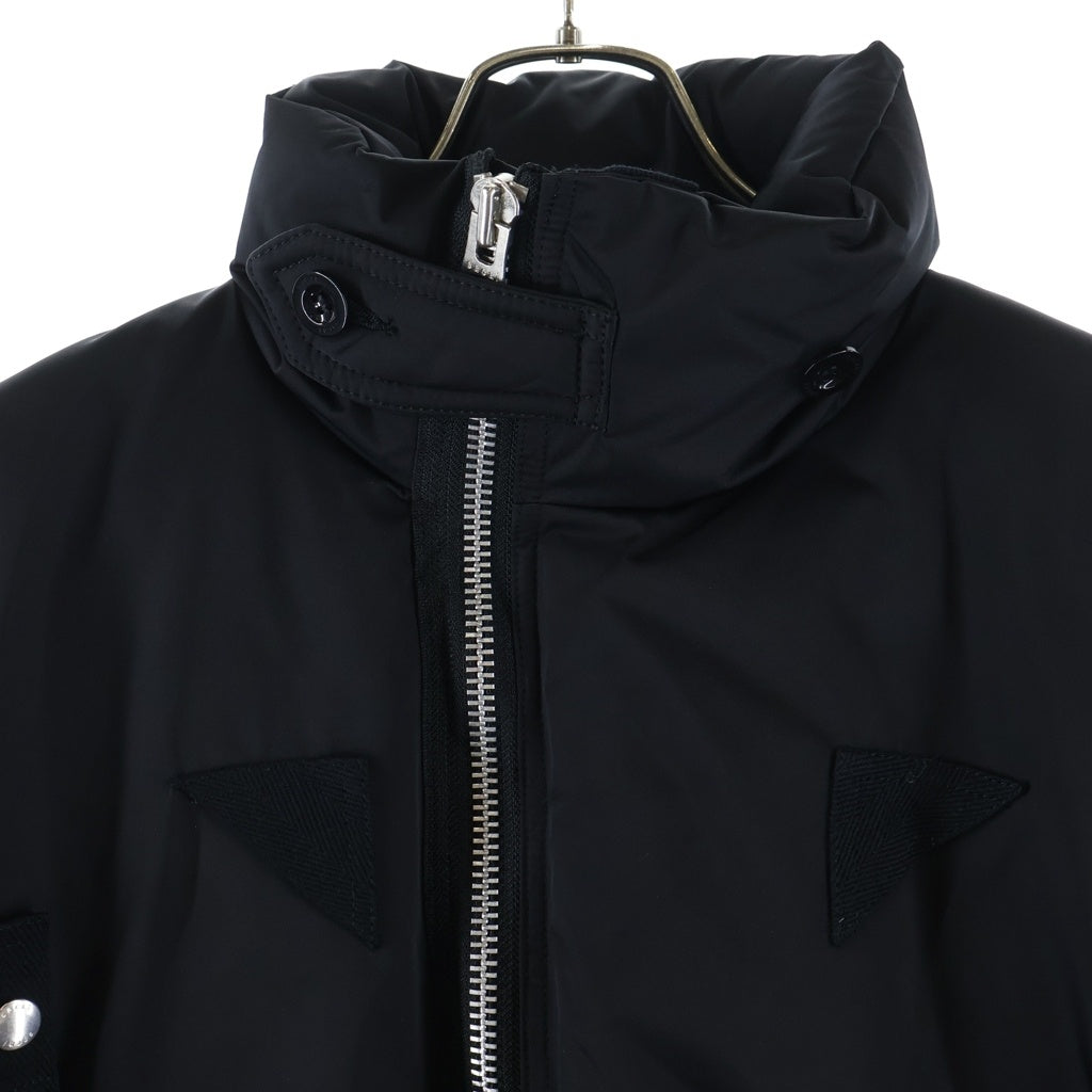 Sacai(サカイ) 22AW Padded Blouson ナイロン ジップアップ パデッドブルゾン ジャケット ブラック 22-02940M