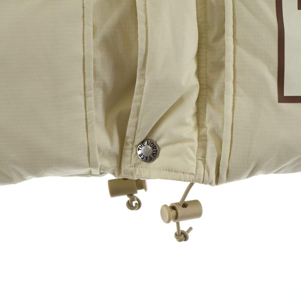 GUCCI(グッチ) 21AW ×THE NORTH FACE ノースフェイス ロゴプリント フーデッドダウンジャケット アイボリー 663753 XAAC0
