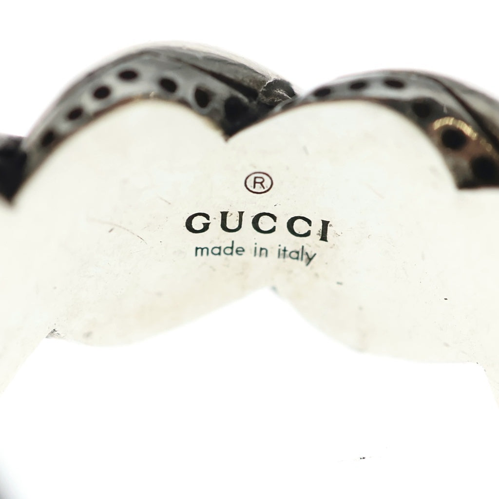 GUCCI(グッチ) ガーデン ツイスト GGロゴ リング シルバー