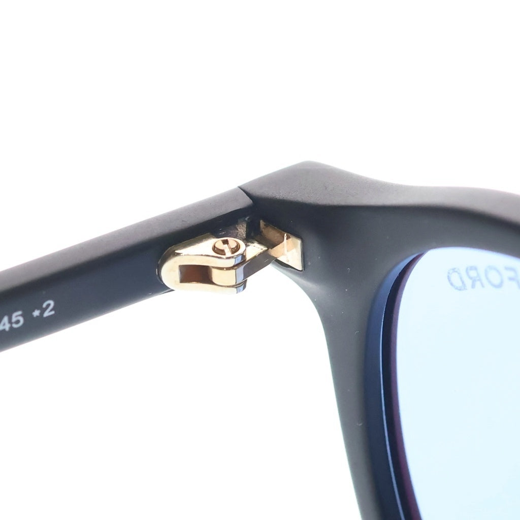 TOM FORD(トムフォード) TF977-D アジアンフィット ウェリントンフレーム カラーレンズ サングラス メガネ ブラック/ブルー