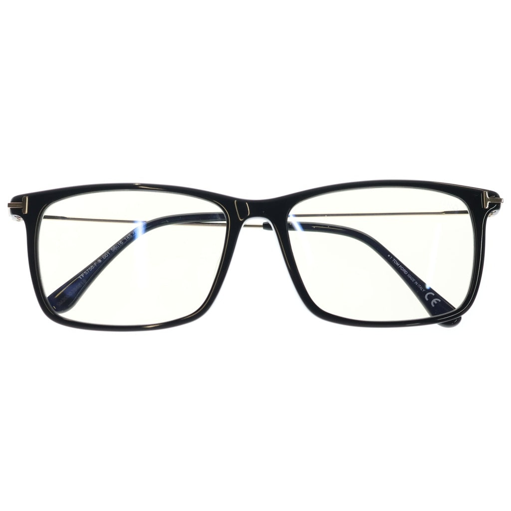 TOM FORD(トムフォード) TF5758-F-B アジアンフィット スクエアフレーム サングラス メガネ ブラック/ゴールド レディース