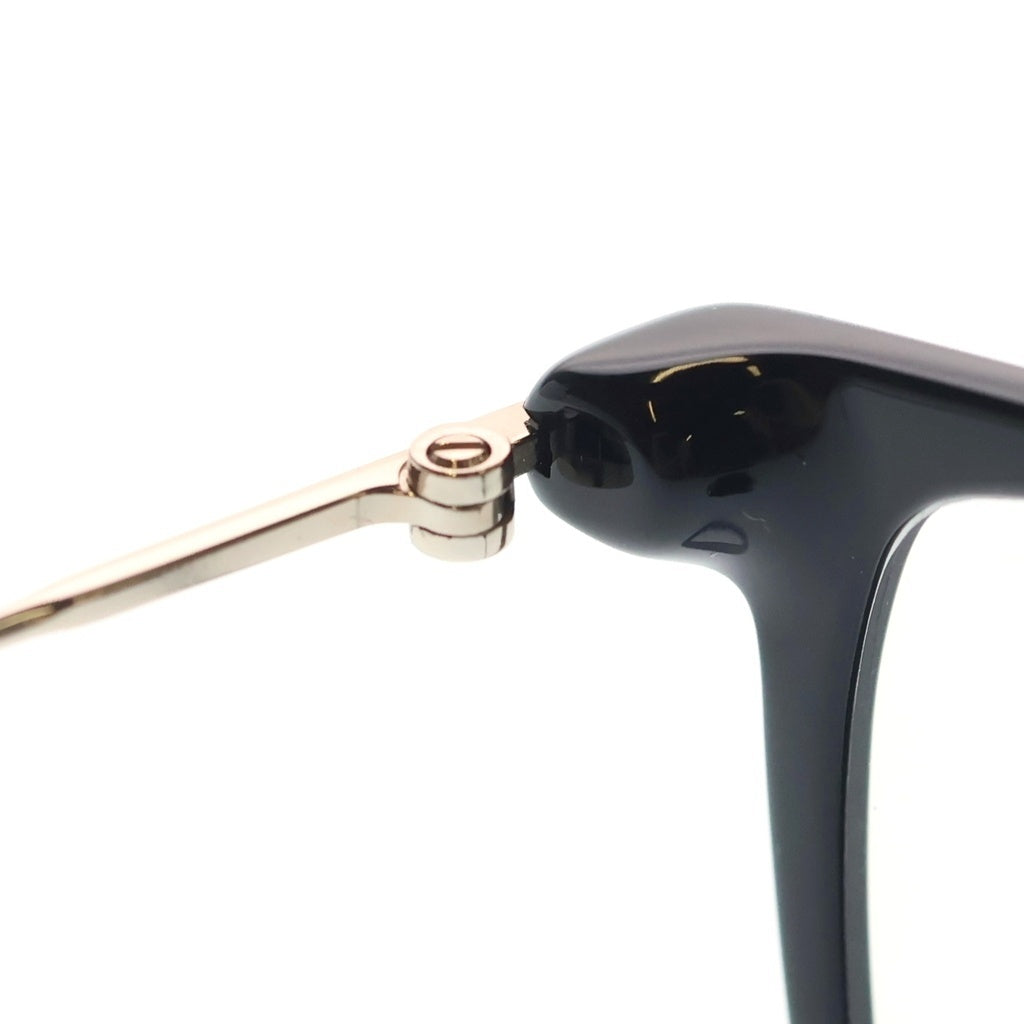 TOM FORD(トムフォード) TF5758-F-B アジアンフィット スクエアフレーム サングラス メガネ ブラック/ゴールド レディース