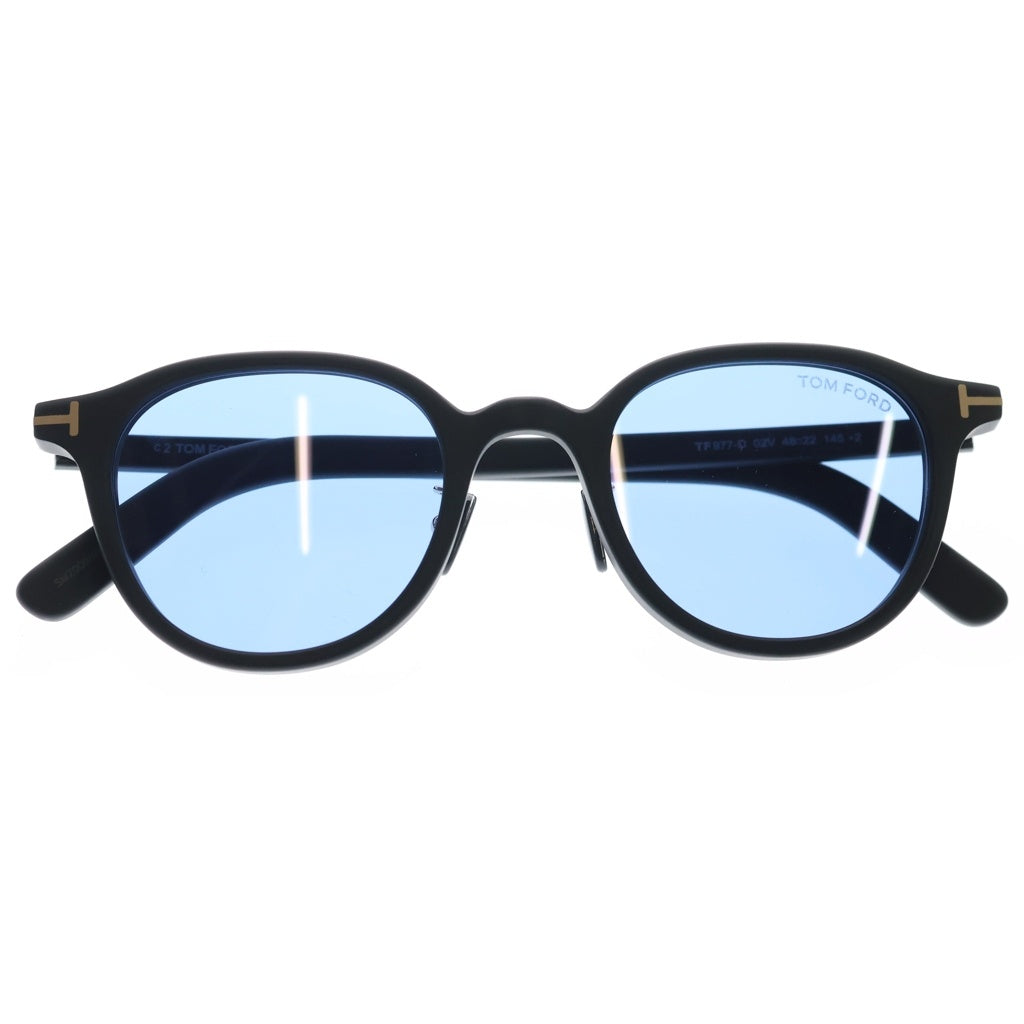 TOM FORD(トムフォード) TF977-D アジアンフィット ウェリントンフレーム カラーレンズ サングラス メガネ ブラック/ブルー