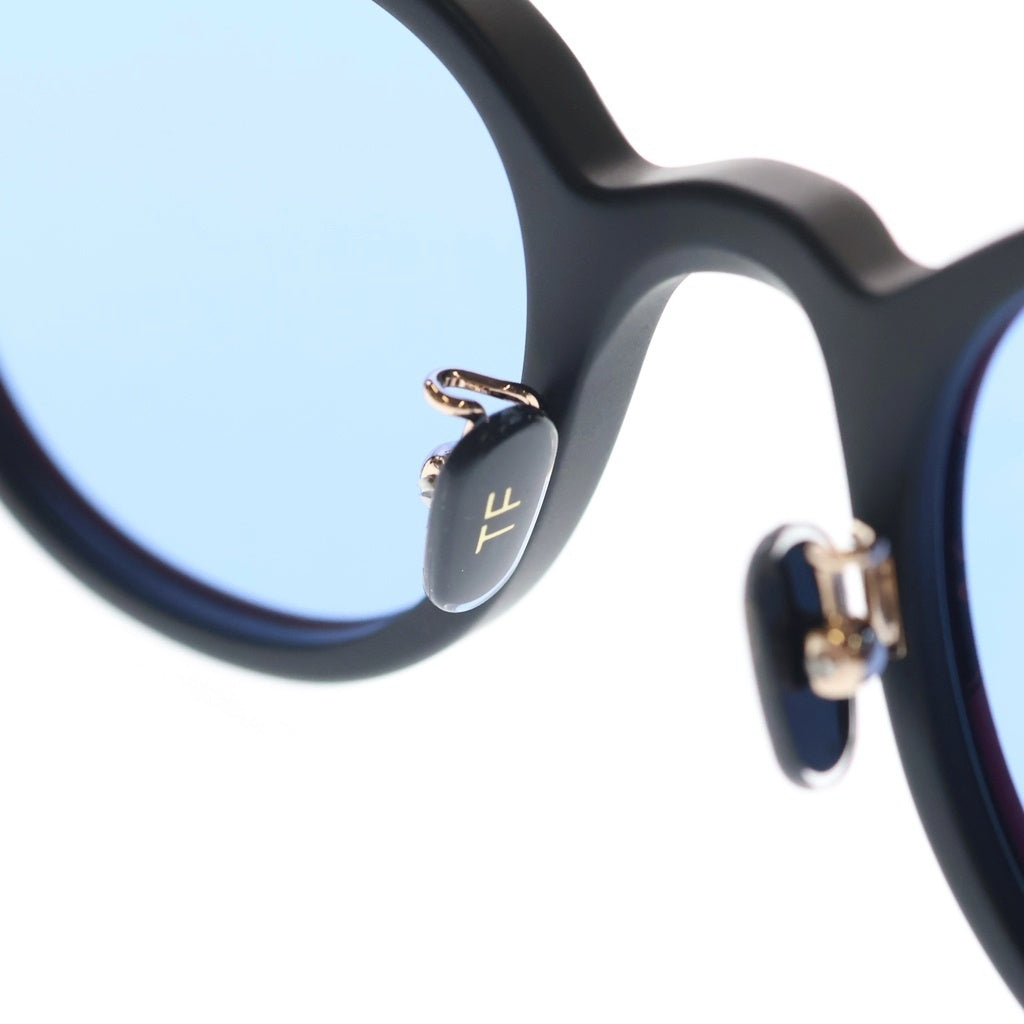 TOM FORD(トムフォード) TF977-D アジアンフィット ウェリントンフレーム カラーレンズ サングラス メガネ ブラック/ブルー