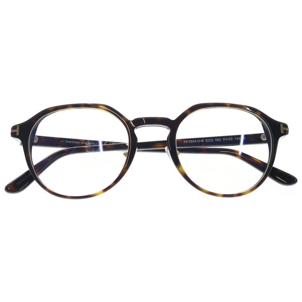 TOM FORD(トムフォード) TF5924-D-B ボストンフレーム クリアレンズ サングラス メガネ ブラウン レディース
