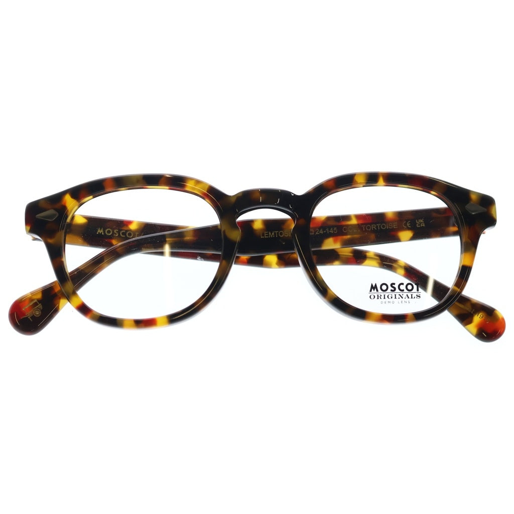 MOSCOT(モスコット) LEMTOSH レムトッシュ ウェリントンフレーム クリアレンズ サングラス メガネ ブラウン/ブラック レディース