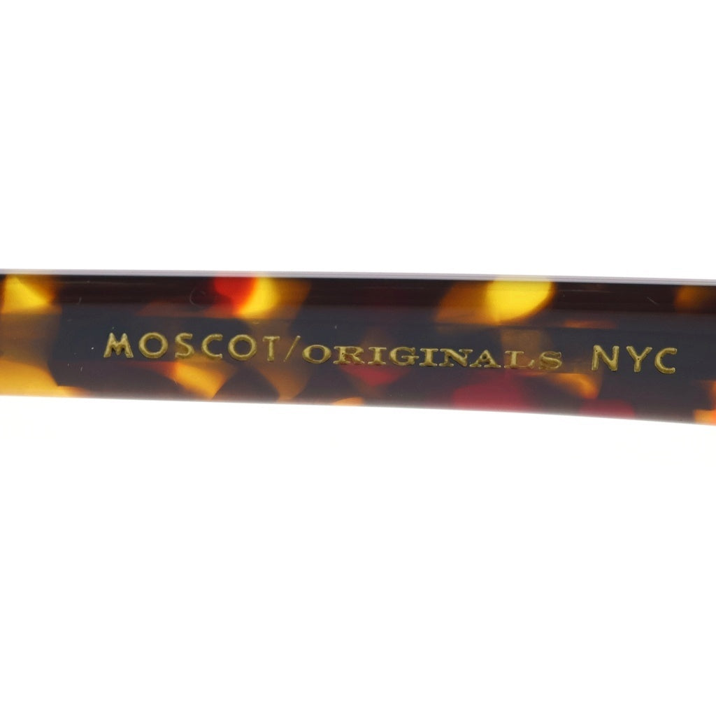 MOSCOT(モスコット) LEMTOSH レムトッシュ ウェリントンフレーム クリアレンズ サングラス メガネ ブラウン/ブラック レディース