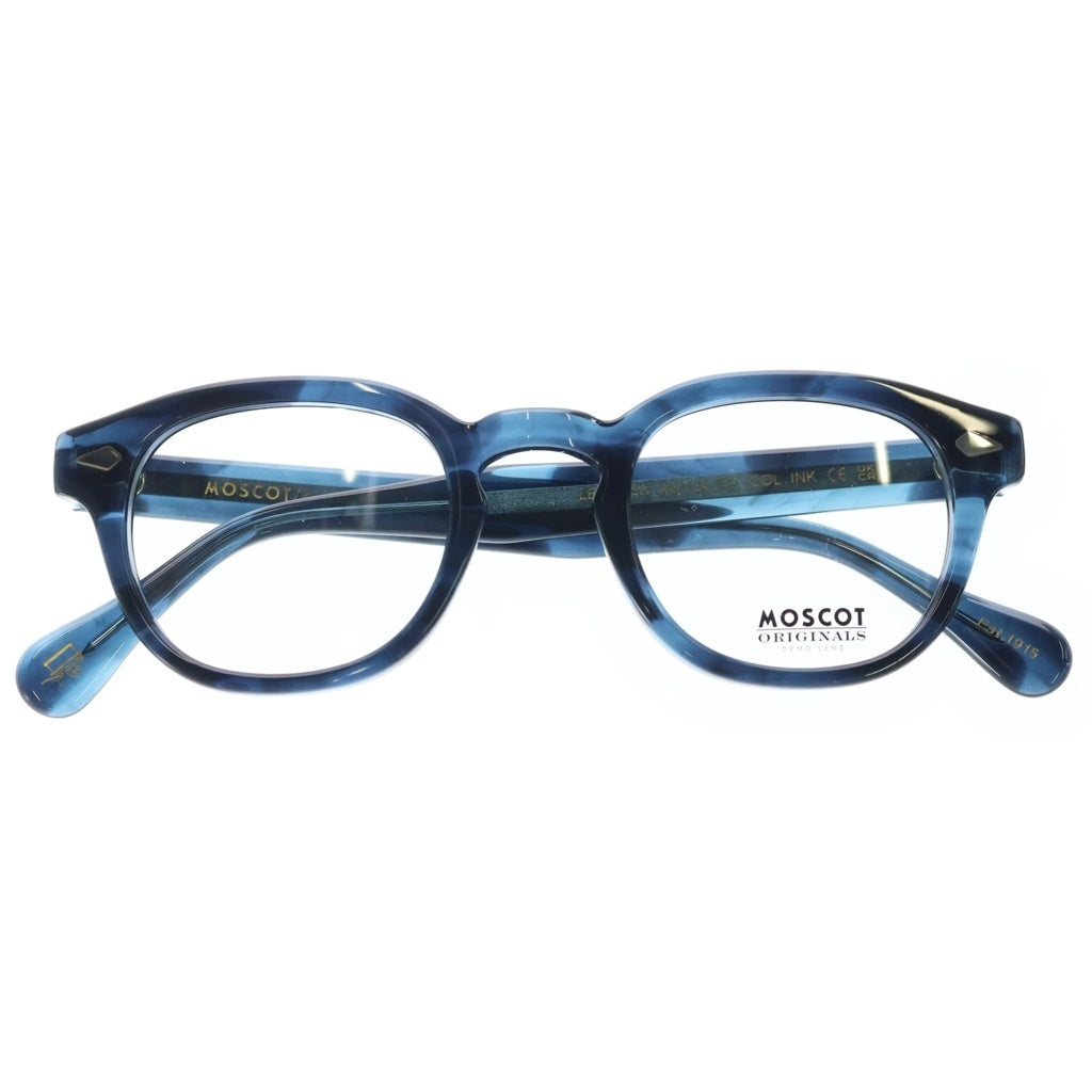 MOSCOT(モスコット) LEMTOSH レムトッシュ ウェリントンフレーム クリア サングラス メガネ ブルー