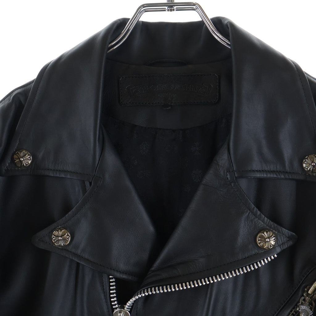 CHROME HEARTS(クロムハーツ) JJ DEAN JJディーン ダガージップライダースレザージャケット ブラック