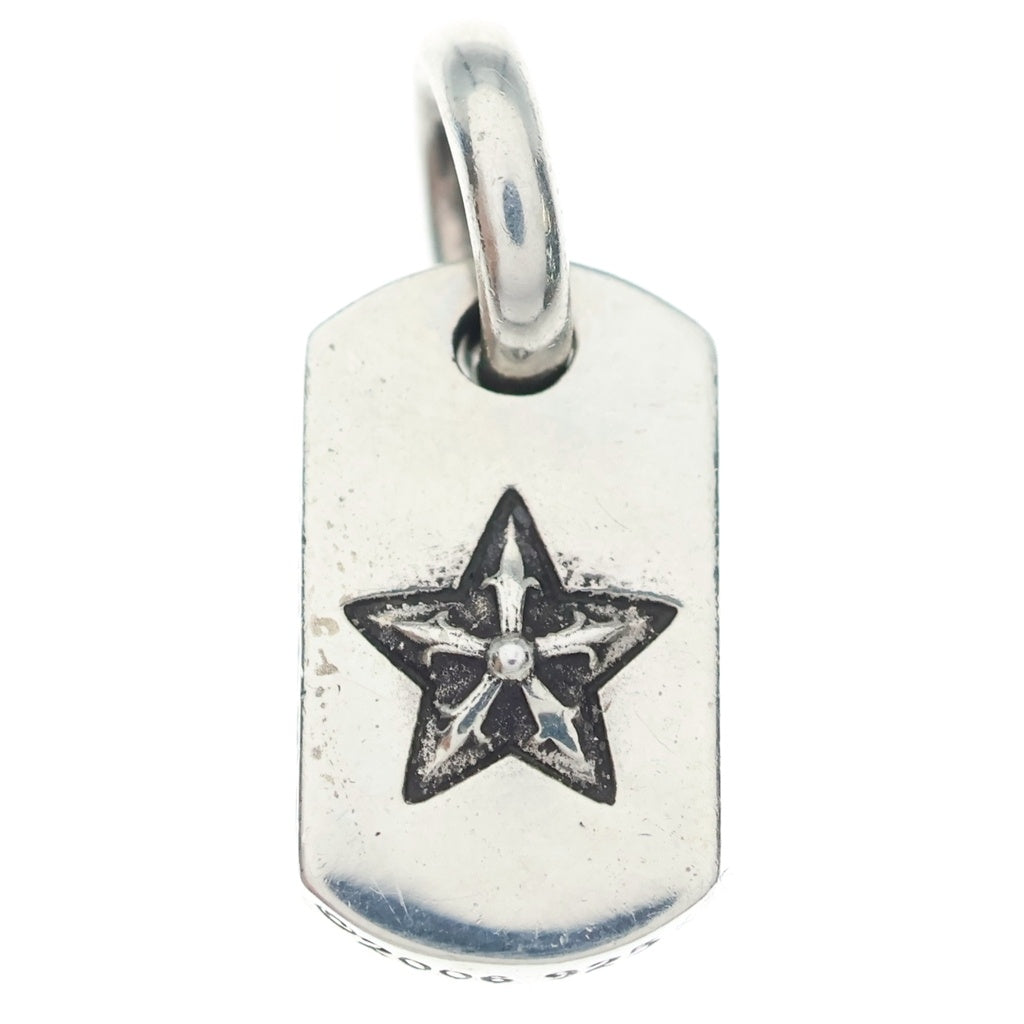 CHROME HEARTS(クロムハーツ) DT TNY STAR タイニードッグタグ スター ペンダントトップ シルバー BCA255