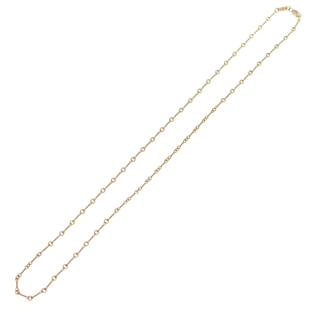 CHROME HEARTS(クロムハーツ) 22K NECKCHAIN T20 ツイストチェーンネックレス 20inch ゴールド BCA015
