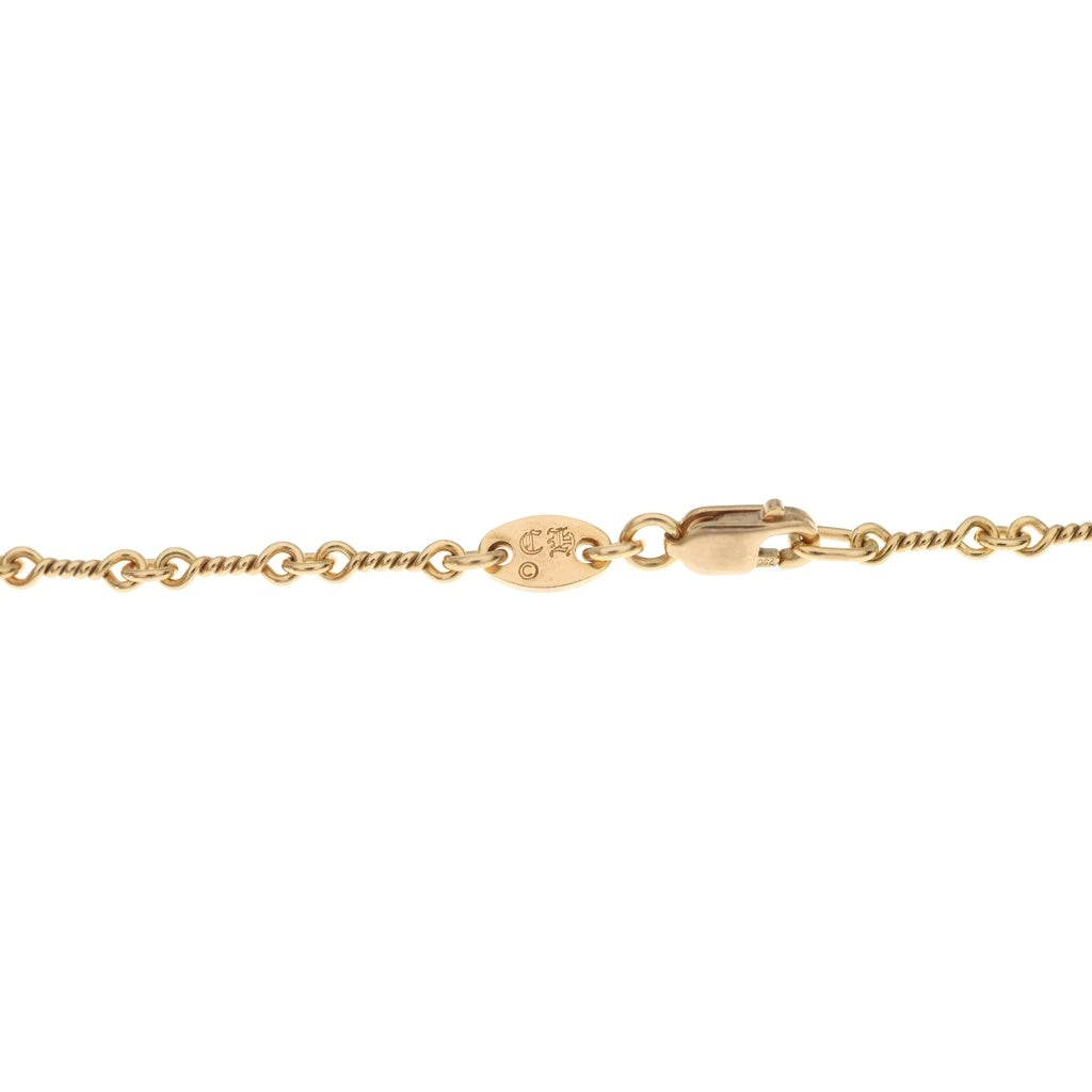 CHROME HEARTS(クロムハーツ) 22K NECKCHAIN T20 ツイストチェーンネックレス 20inch ゴールド BCA015