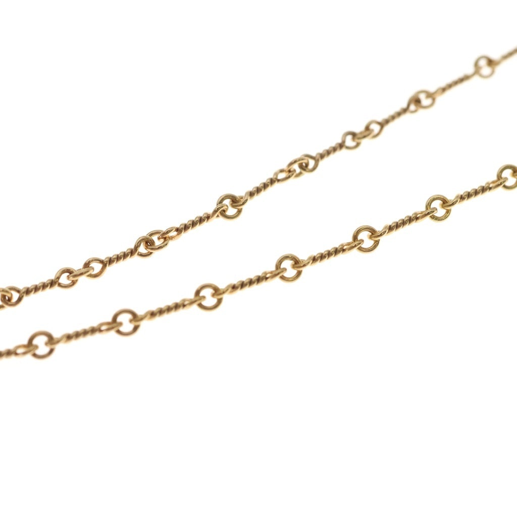 CHROME HEARTS(クロムハーツ) 22K NECKCHAIN T18 ツイストチェーンネックレス 18inch ゴールドBCA014
