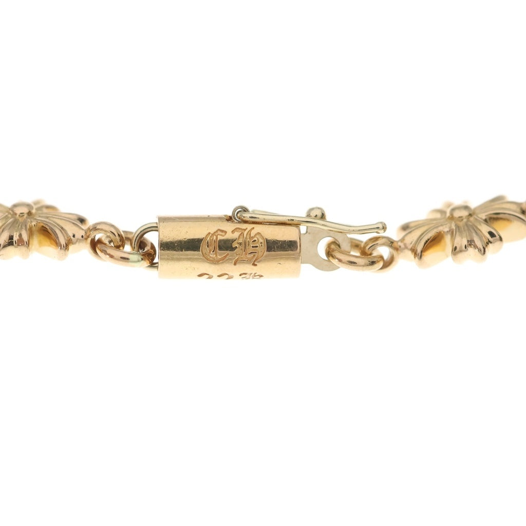 CHROME HEARTS(クロムハーツ) 22K TNY E CH PLS タイニーE CHプラス ブレスレット ゴールド BCA027