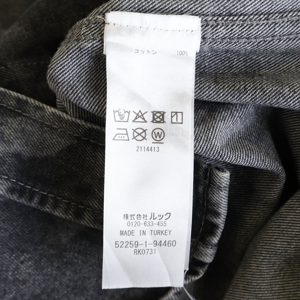 marimekko(マリメッコ) MARIDENIM VAIHE UNIKKO マリデニム フラワー総柄 長袖デニムシャツ レディース グレー 52_1_52259194460