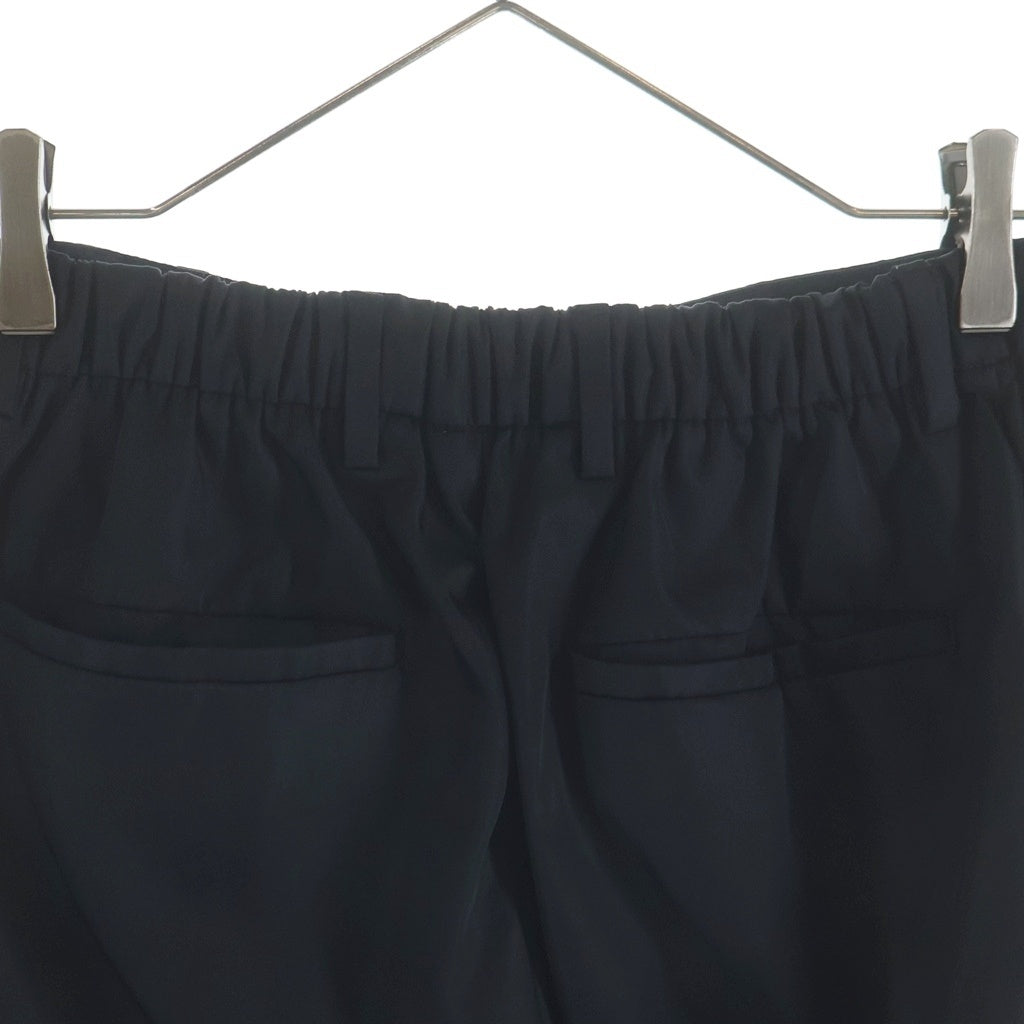 PRADA(プラダ) 21SS RE-NYLON 三角ロゴプレート サイドポケットデザイン ナイロンイージーパンツ ブラック SPH140 S212 1WQ8